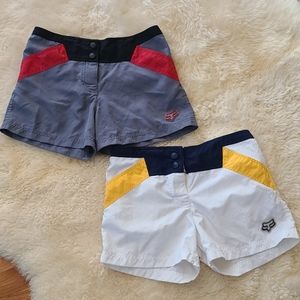 2 pairs of junior's fox shorts